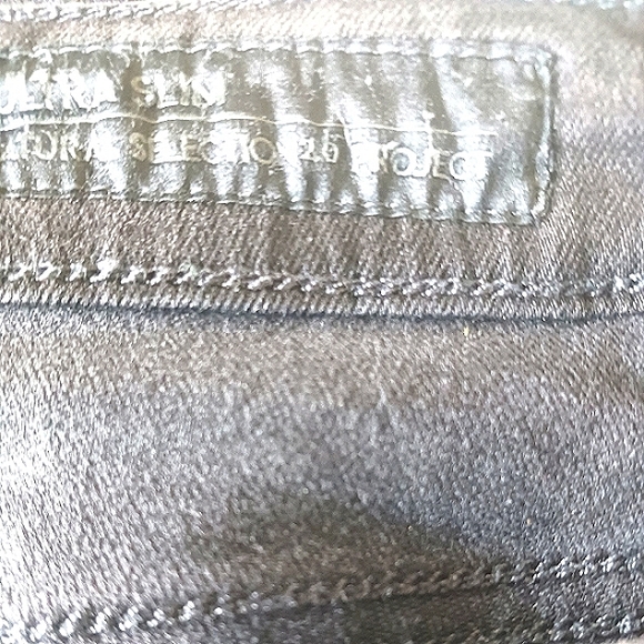 ROCKSTAR Original Distressed Ultra Slim Natural Selection Black Jeans Size 44 - Picture 6 of 11